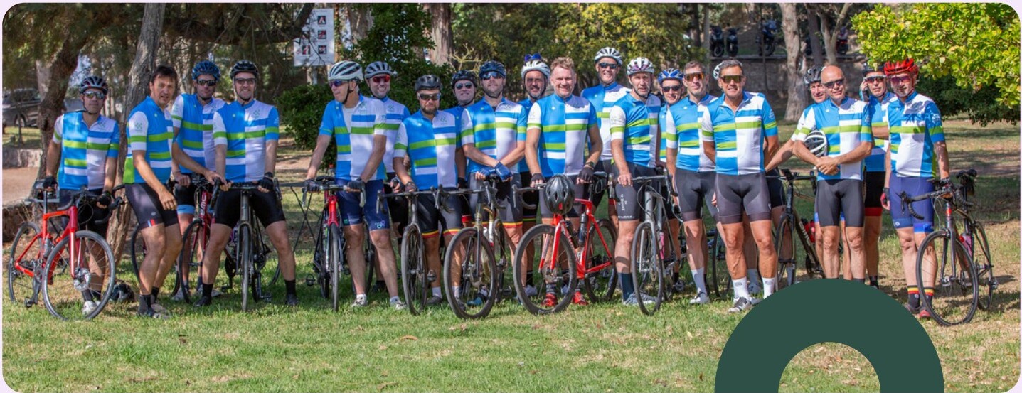 Cycle for Good community netwerkt na een fietstocht